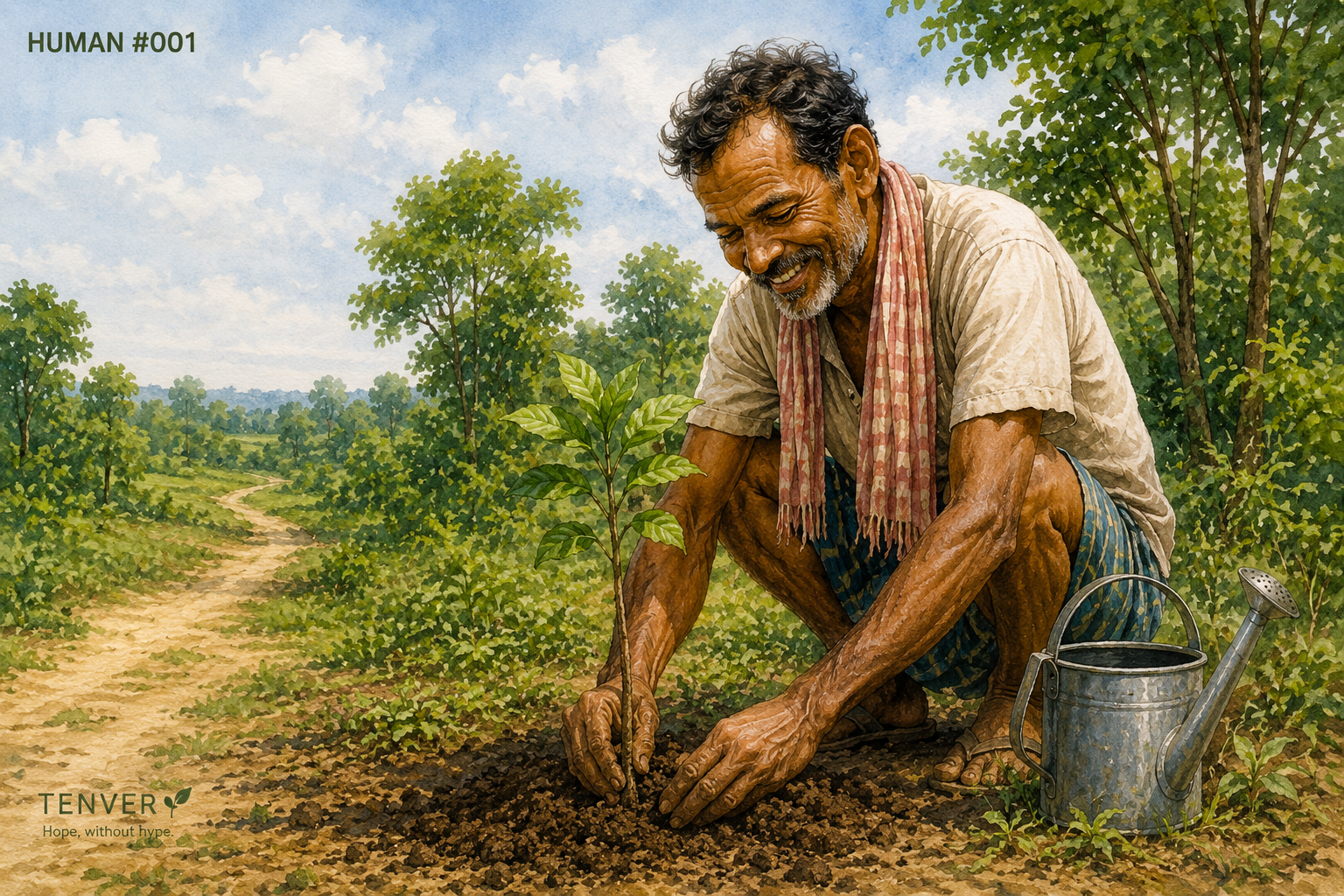 The Man Who Planted for a Tomorrow He May Never See